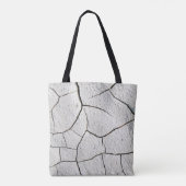 Cracked Earth Dirt Cool Textur Tasche (Rückseite)