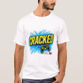 Cracked Gamer T-Shirt | Bold Gaming Controller Des (Vorderseite)