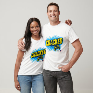 Cracked Gamer T-Shirt Fette Gaming-Controller-De