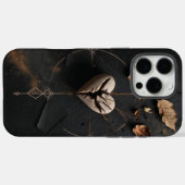 Cracked Heart Dark Boho iPhone Case (Rückseite (Horizontal))
