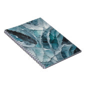 Cracked Ice Muster | Notizbuch Journal Notizblock (Rechte Seite)