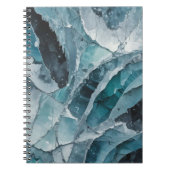 Cracked Ice Pattern | Notebook Journal Notizblock (Vorderseite)