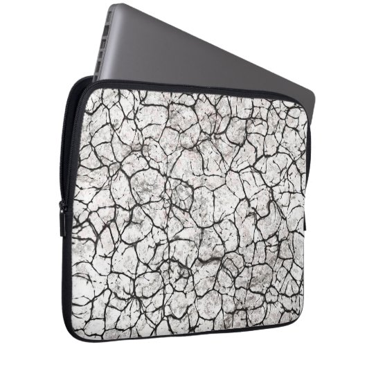 Cracked Marble Digital Pattern Laptopschutzhülle (Vorne Rechts)