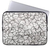 Cracked Marble Digital Pattern Laptopschutzhülle (Vorderseite)