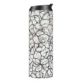 Cracked Marble Digital Pattern Thermosbecher (Nach links gedreht)