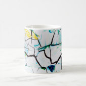 Cracked Multi-Color Akryllic Pieces Kaffeetasse (Mittel)