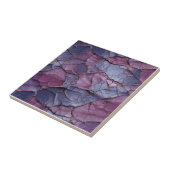 Cracked Pattern in Rich Shades of Lila and Blue Fliese (Seite)