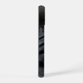 Cracked Porcelain Mask Dark iPhone 15 Tough Case Hülle (Rechte Seite)