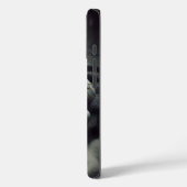 Cracked Porcelain Mask Dark iPhone 16 Tough Case (Rückseite / Links)