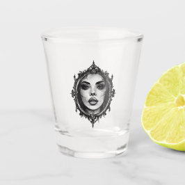 Cracked Reflection Schnapsglas