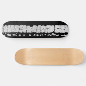 Cracked Road Paint Skateboard (Horizontal)