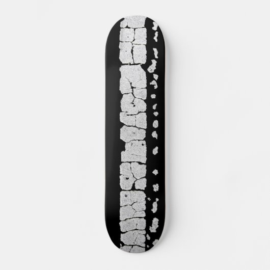 Cracked Road Paint Skateboard (Vorderseite)