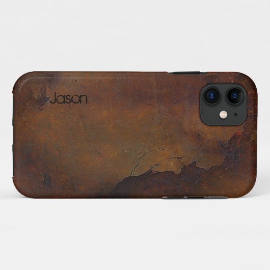 Cracked & Rusty Look Case-Mate iPhone Hülle (Rückseite (Horizontal))