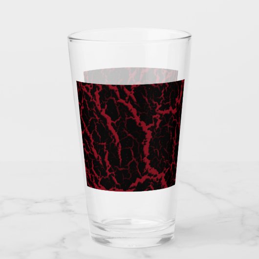 Cracked Space Lava - Burgund Glas (Vorderseite)