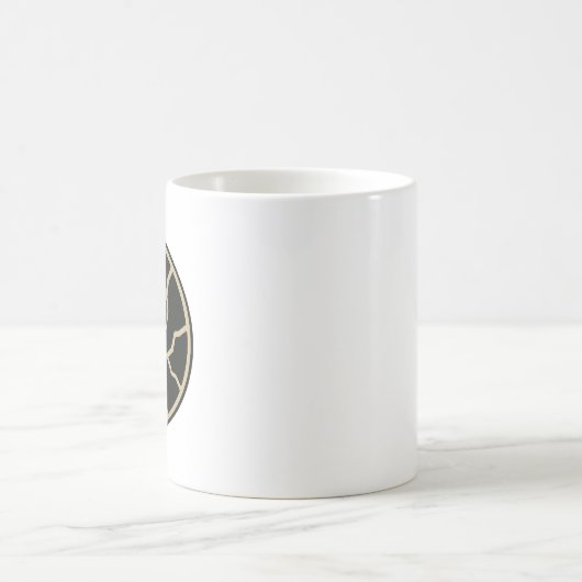 Cracked Surface Graphics Classic Mug Kaffeetasse (Mittel)