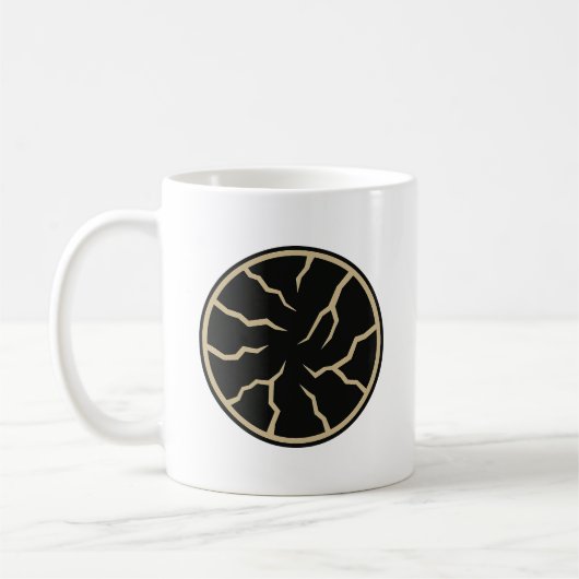 Cracked Surface Graphics Classic Mug Kaffeetasse (Links)