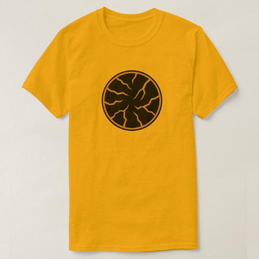 Cracked Surface Graphics T-Shirt (Design vorne)