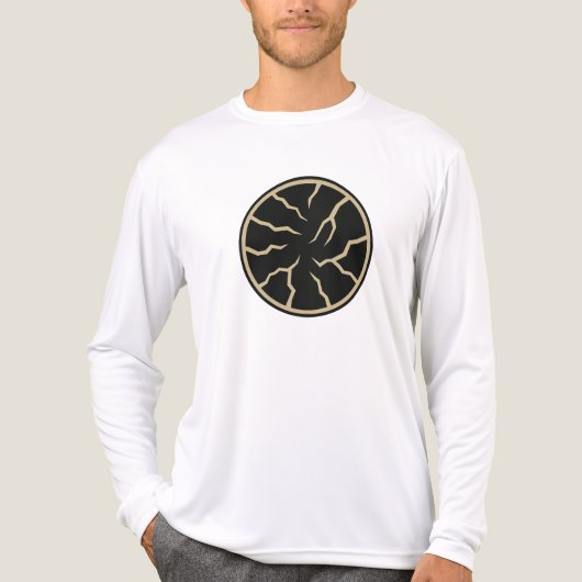 Cracked Surface Graphics Tri-Blend Shirt (Vorderseite)