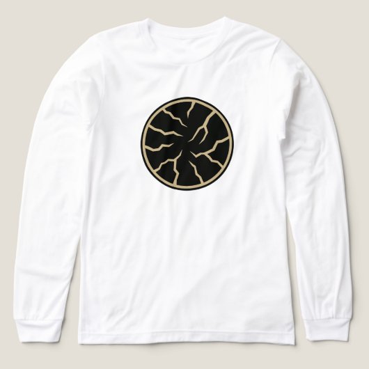 Cracked Surface Graphics Tri-Blend Shirt (Design Vorderseite)