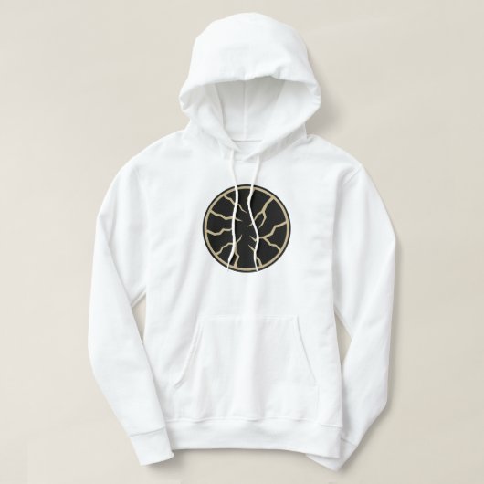 Cracked Surface Men's Hooded Sweatshirt (Design vorne)