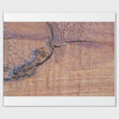 Cracked Wood Geschenkpapier (Flach)