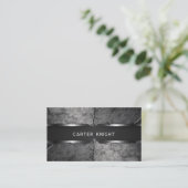 Cracken Beton Moderne Industrie Visitenkarte (Stehend Vorderseite)