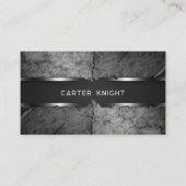 Cracken Beton Moderne Industrie Visitenkarte (Vorderseite)