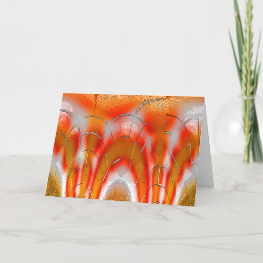 Cracken von Eiskunst Feiertagskarte (Vorderseite)