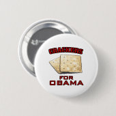 Cracker für Obama - besonders angefertigt Button (Vorne & Hinten)
