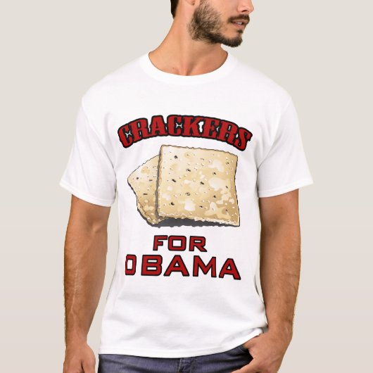 Cracker für Obama T-Shirt (Vorderseite)