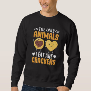 Cracker für Pflanze Powered vegane vegetarische Me Sweatshirt