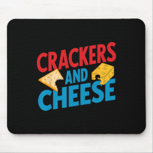 Cracker und Käse, die Vintage Halloween Cou Mousepad