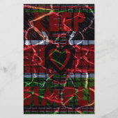 Crackfahne: Einfach Behalten - kenianische Widerst Briefpapier (Vorderseite)