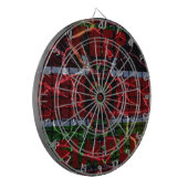 Crackfahne: Einfach Behalten - kenianische Widerst Dartscheibe (Vorderseite Links)