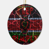 Crackfahne: Einfach Behalten - kenianische Widerst Keramik Ornament (Links)