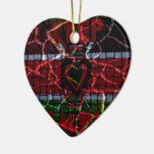 Crackfahne: Einfach Behalten - kenianische Widerst Keramikornament (Links)