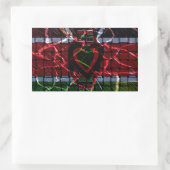 Crackfahne: Einfach Behalten - kenianische Widerst Rechteckiger Aufkleber (Tasche)