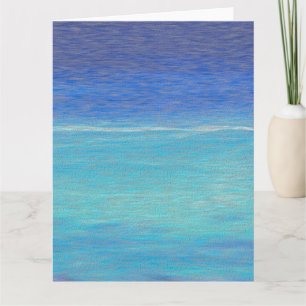Crackfresco Karibisches Blaues Meer Karte