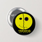 Crackhead Knopf Button (Vorne & Hinten)