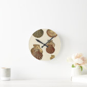 Crackig Antike Muscheln Runde Wanduhr (Zuhause)
