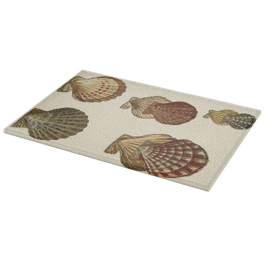 Crackig Antike Muscheln Schneidebrett (Ecke)