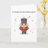 Cracking Into the Holiday Spirit Karte (Gelbe Blume)