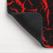 Cracking Space Lava - Red Mousepad (Ecke)