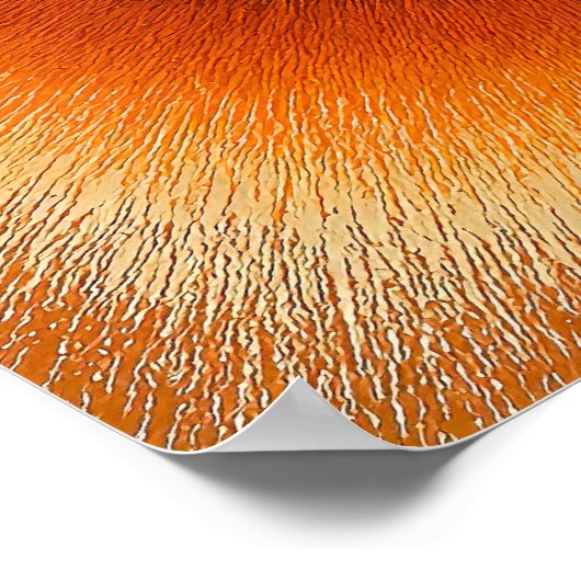 Crackle Bloom Poster (Ecke)