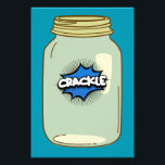 Crackle in a Jar - Comic Pop Art Design Fotodruck<br><div class="desc">Mit diesem Crackle-Design im Stil eines Comic fügen Sie Ihren Gegenständen einen Energiesturm hinzu. Ideal für die Fans von Retro-Pop-Kunst und spielerischer Grafik.</div>