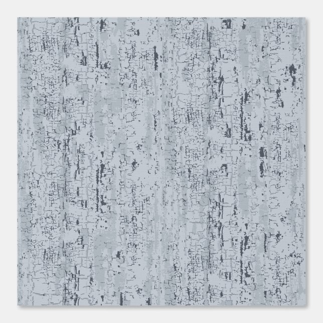Crackle Texture Blue Gray Tapete (Vorderseite)