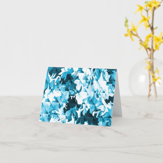 Crackling Ice.... Karte (Gelbe Blume)