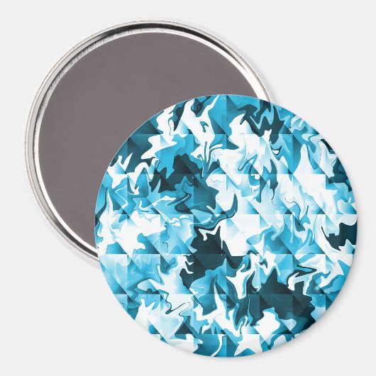 Crackling Ice.... Magnet (Vorderseite/Rückseite)