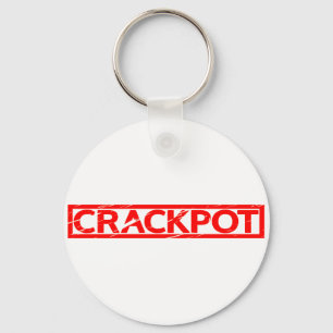Crackpot-Briefmarke Schlüsselanhänger