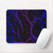 Crackraum Lava - Blau/Lila Mousepad (Mit Mouse)